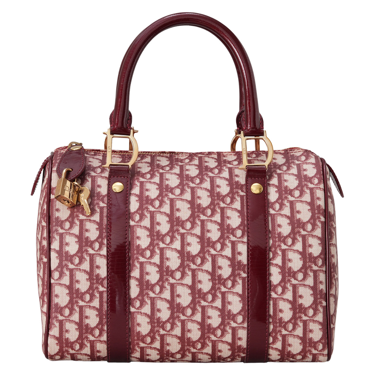 CHRISTIAN DIOR(USED)디올 빈티지 오블리크 보스턴 토트백